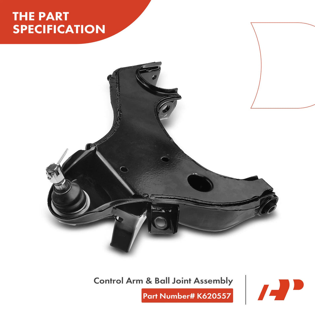 6X Control Arm Ball Joint & Tie Rod for Nissan Frontier (1998–2004)