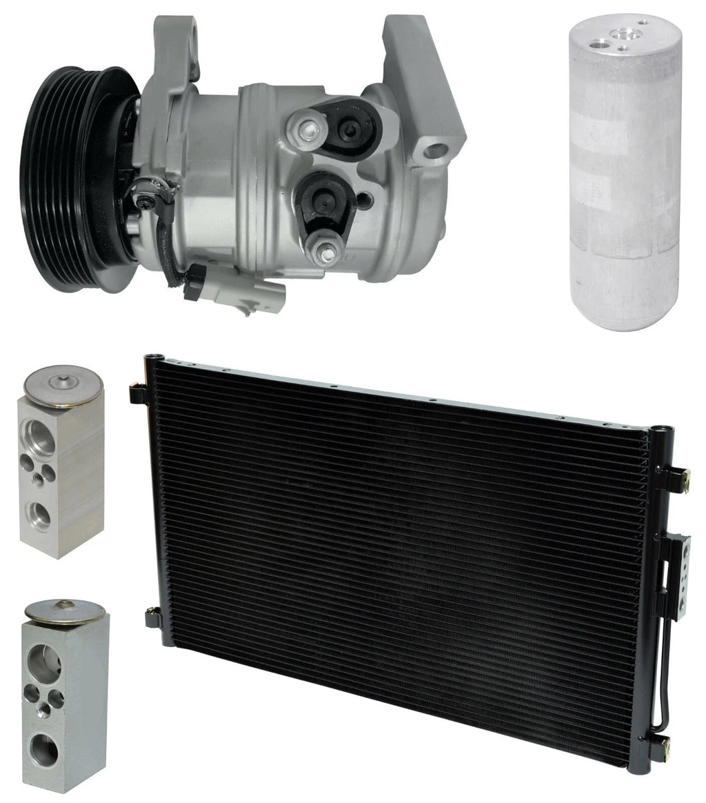AC Compressor Kit With Condenser for Dodge Caravan 3.3L (2001–2002)