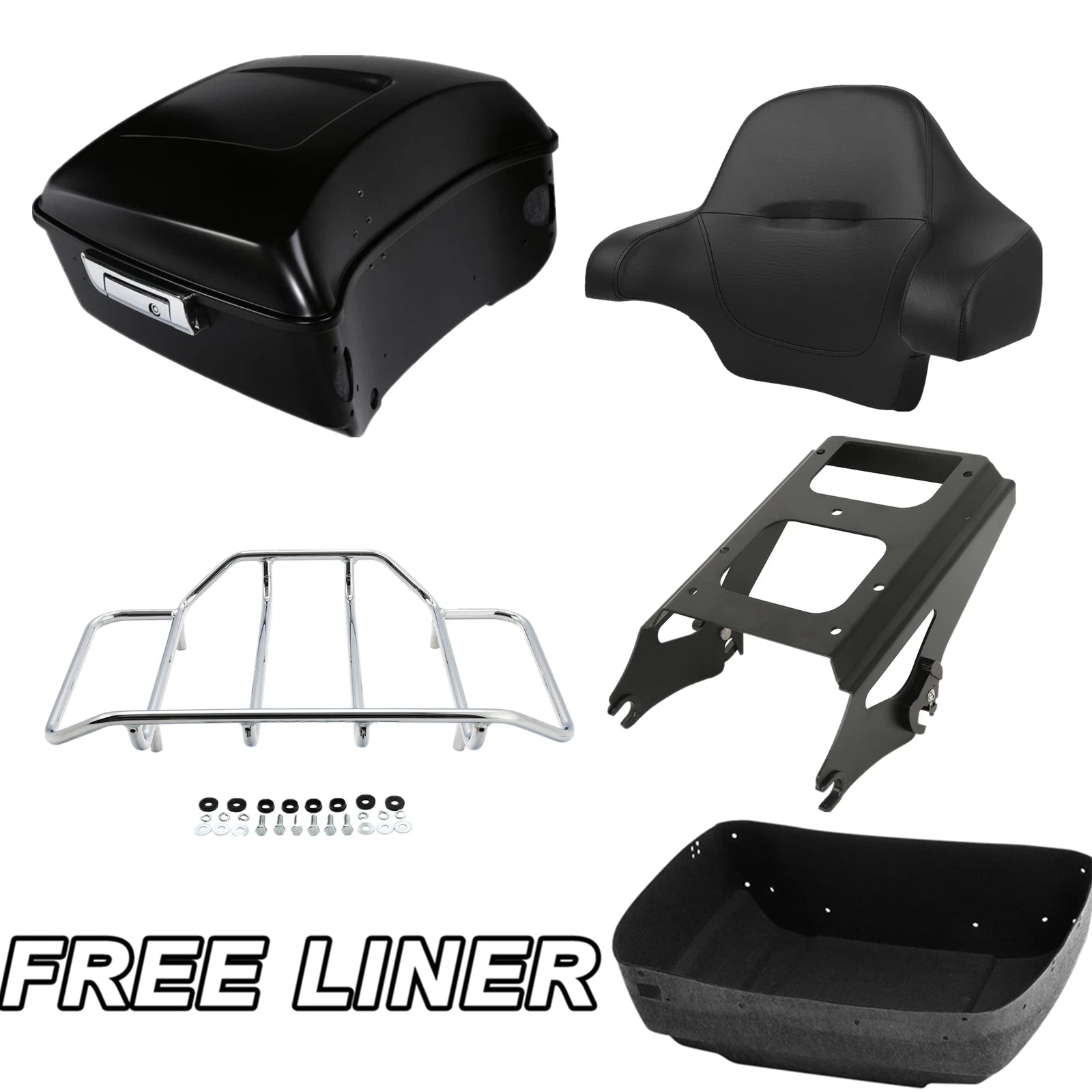 Trunk Pad Mount Rack for Harley Road Glide King (2009–2013)