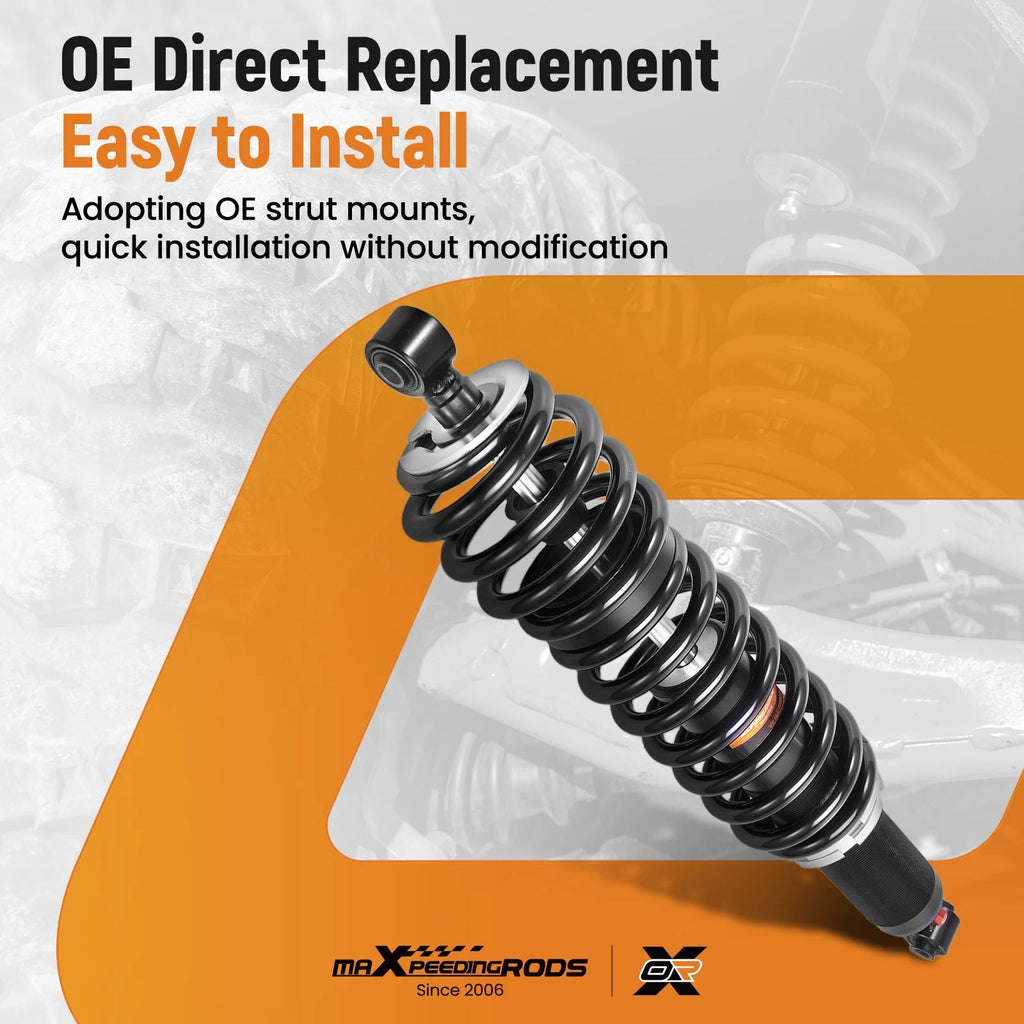 2X Rear Coil-Over Shocks for Polaris ACE 500 2017–2018, ACE 570 2015–2018