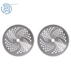 2 Pack 10" Carbide Tip Brush Blades for Cutter Trimmer Weed Eater