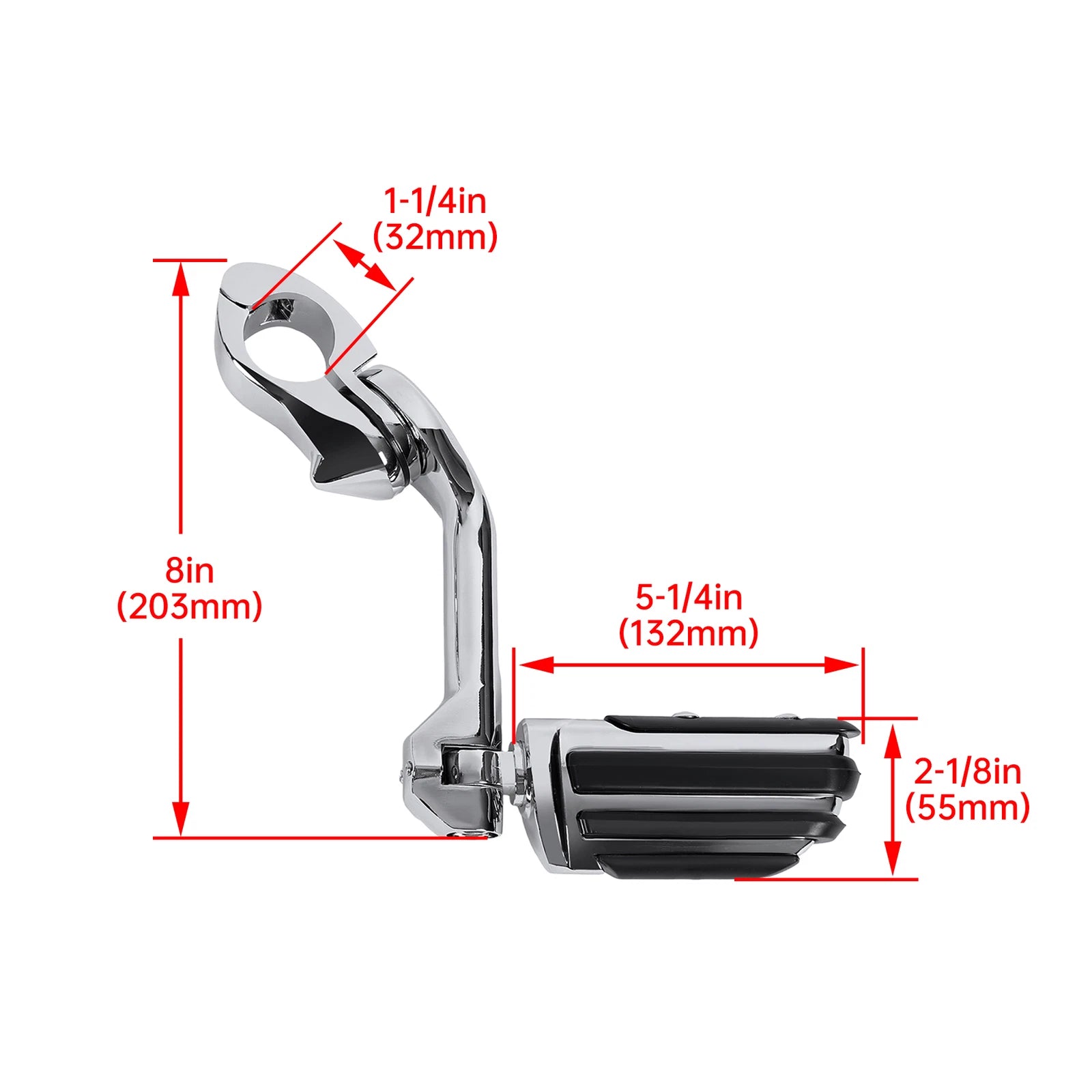 Motorcycle Long Engine Guard Highway Foot Pegs for Harley Road King (2000–2023)