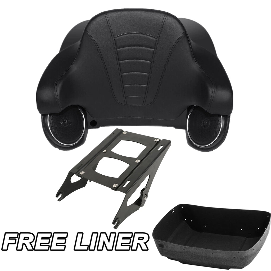 Trunk Pad Mount Rack Speakers for Harley CVO Electra Glide (2014–2025)