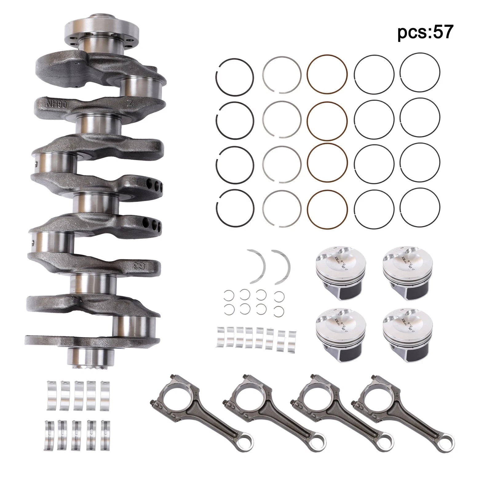 Engine Rebuild Overhaul Kit for Audi Q5 2.0L EA888 (2013–2021)