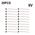 Set of 20 T-Type Clips for Automotive Applications (15 cm)