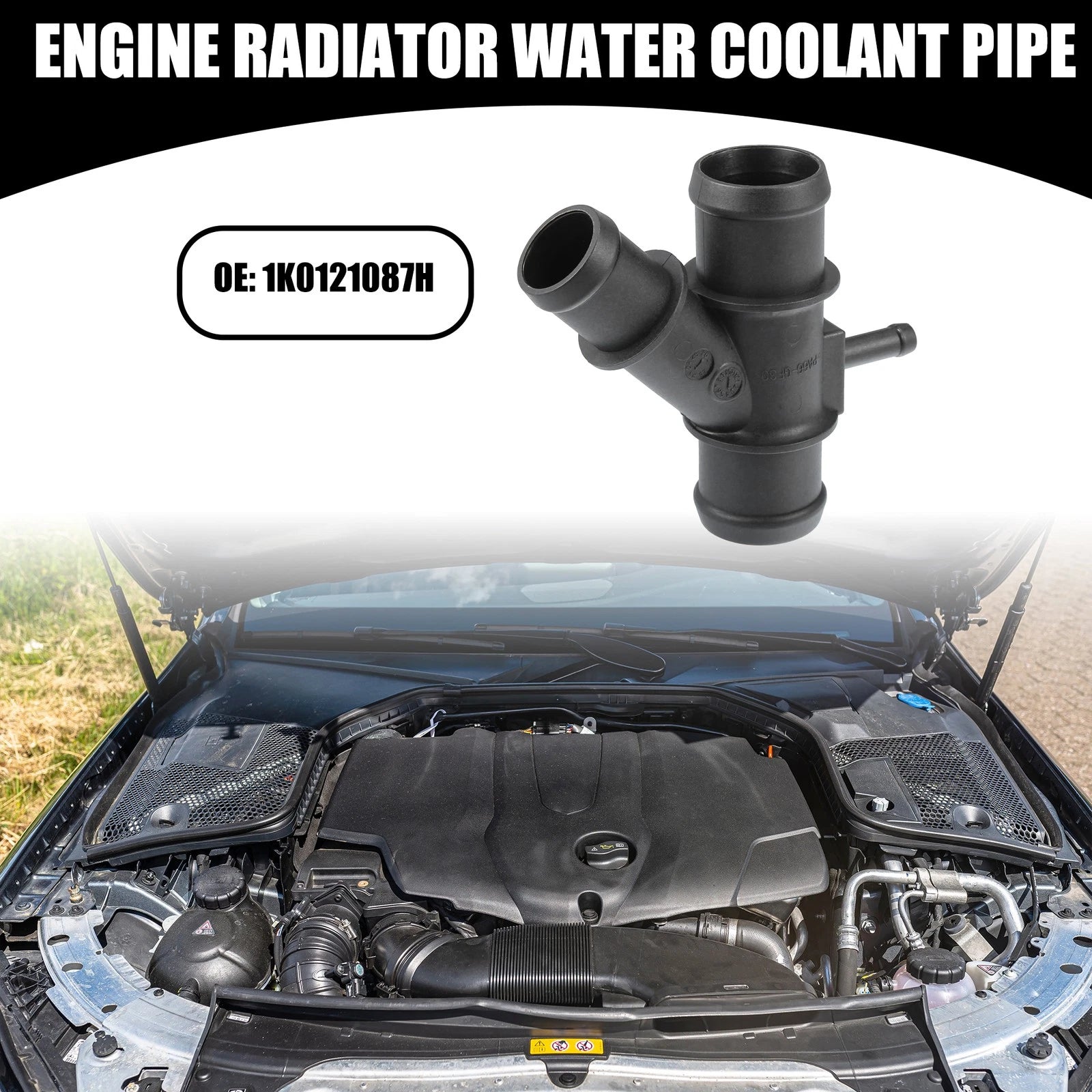 Coolant Hose Connector No. 1K0121087H for Volkswagen Eos (2006–2015)