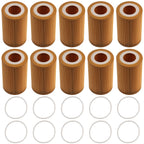 10x Engine Oil Filter for Audi A6 A7 A8 Q7 (2015–2018) HU7035Y L29169