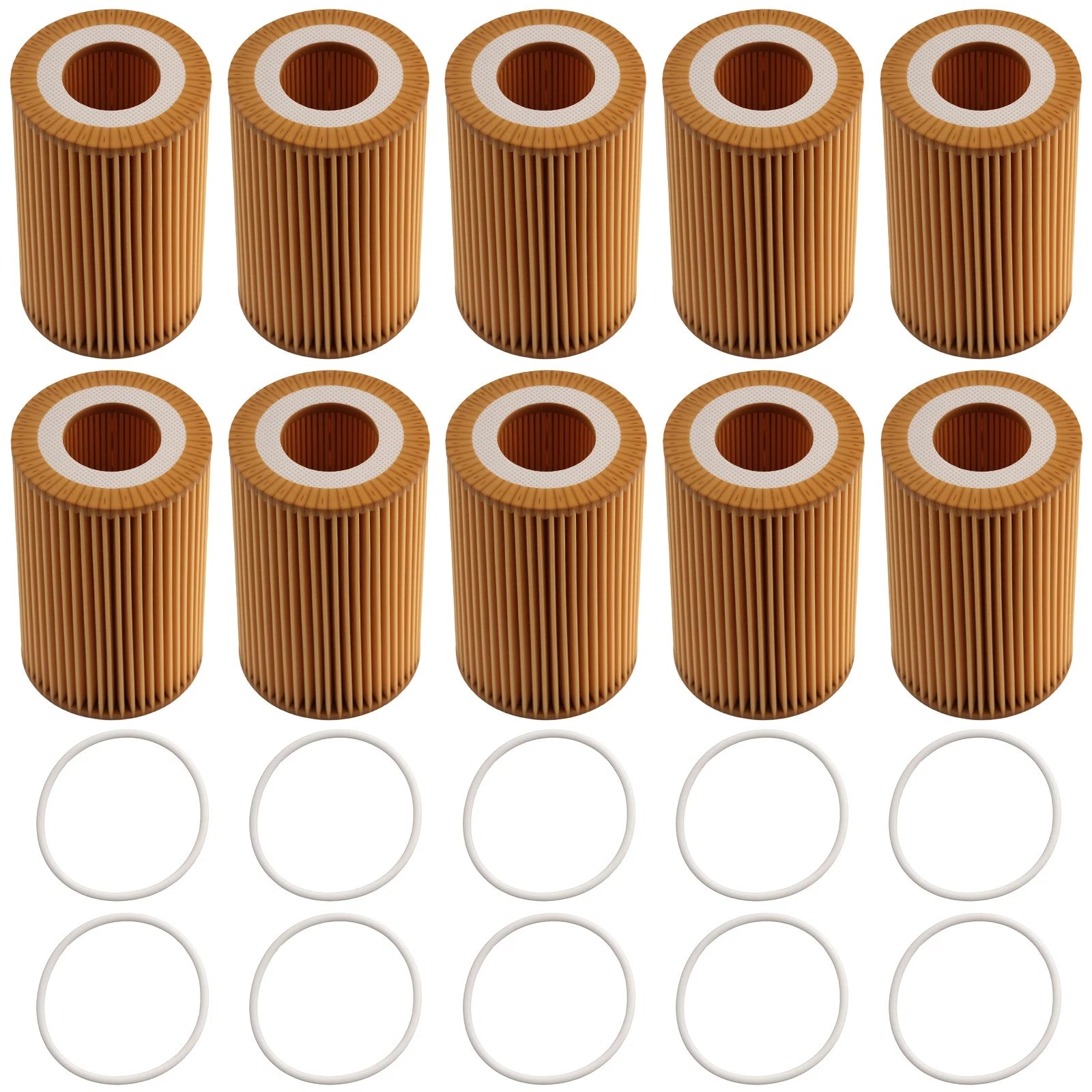 10x Engine Oil Filter for Audi A6 A7 A8 Q7 (2015–2018) HU7035Y L29169