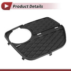 1 x Car Front Right Fog Light Grill for BMW X6 (2012-2014) Black