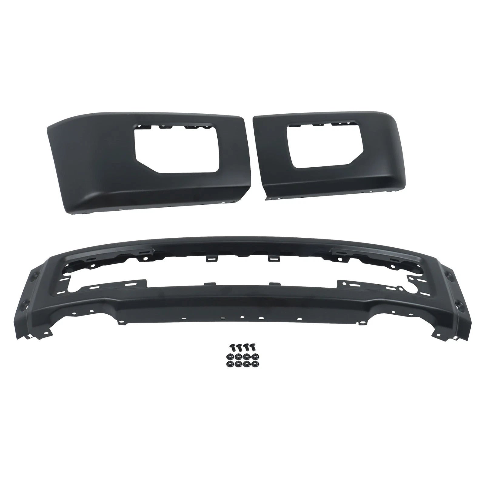 Steel Black Split-Type Front Bumper Face Bar for Ford F150 (2015-2017)
