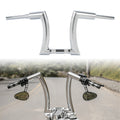Chrome 14" Rise 2" Ape Hanger Handlebar for Harley Softail FLST