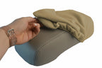 Fleece Console Lid Armrest Cover for Hummer H3 (2005–2010) Beige