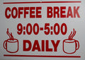 Coffee Break Travel Mug for Man Cave (9-5 Daily)