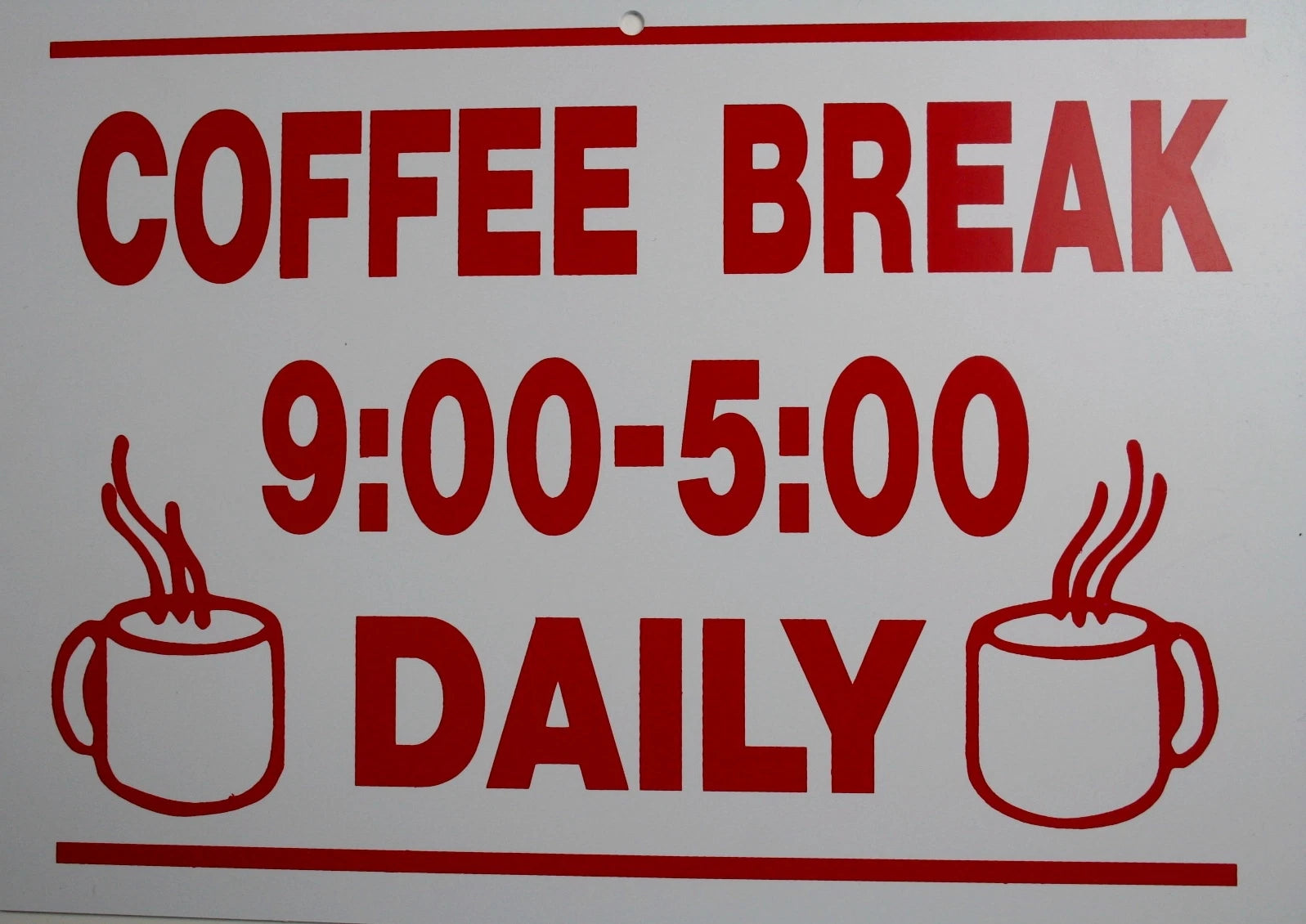 Coffee Break Travel Mug for Man Cave (9-5 Daily)