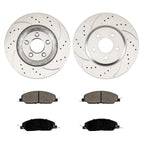 Front Brake Rotors and Ceramic Pads Kit for Ford Mustang (2005–2010)