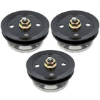 3 Spindle Assembly w/Pulley for John Deere LX GT 48" 54" Decks (AM121229 AM121342)