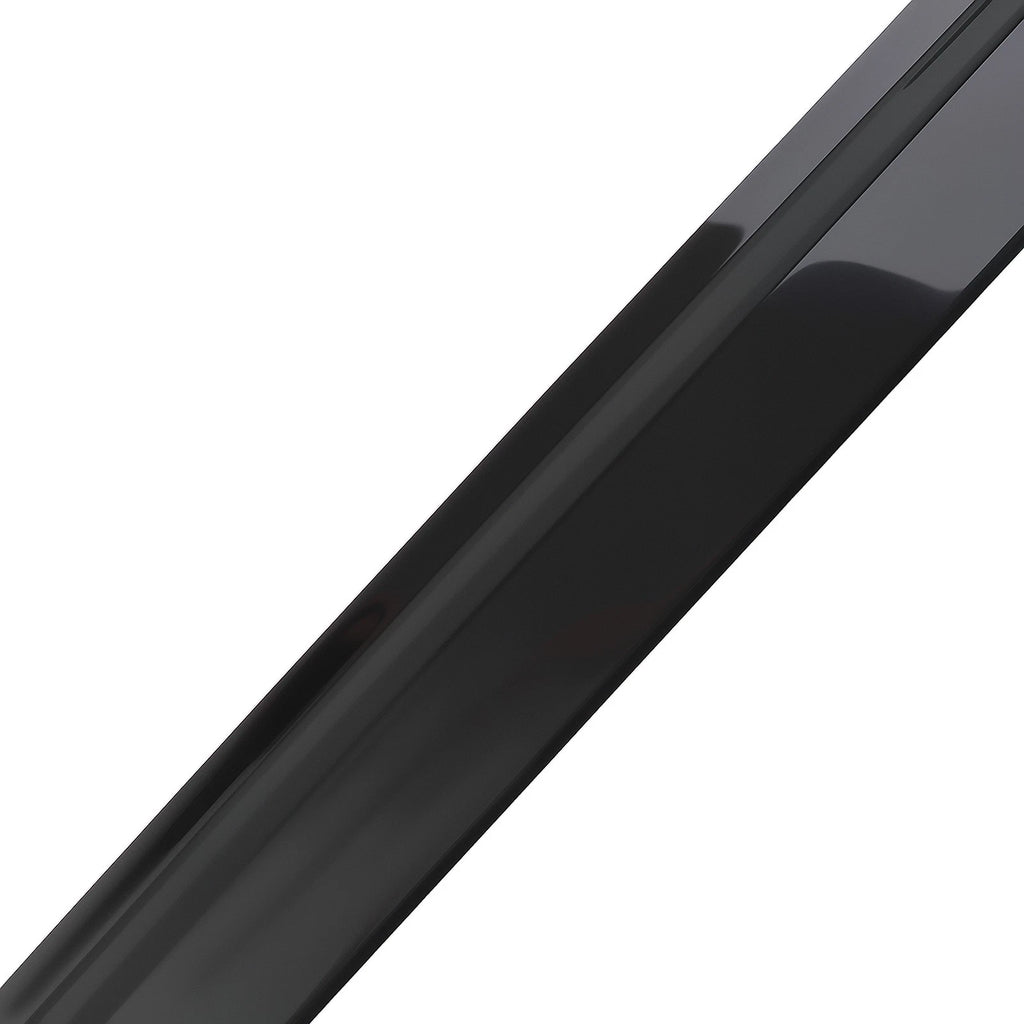 Side Window Rain Deflector Set of 4 for Jeep Wrangler (2007–2017) Black