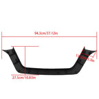 Front Upper Grille Trim Molding for Nissan Rogue (2017–2020) Black