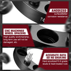 4PCS 2" Wheel Spacers for Toyota 4Runner Tacoma (2005-2015)