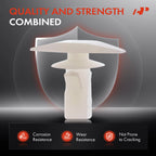 50Pcs 5mm Nylon Weatherstrip Retainer Clips for Toyota Hyundai Lexus
