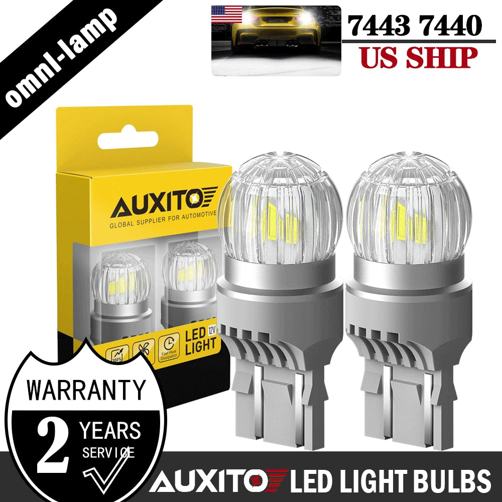 2X LED Back Up Reverse Light Bulbs for AUXITO (7443, 7440, 7441)