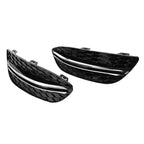 2 x Front Fog Light Vent Grille Cover for Mercedes-Benz W205 C300 (2015–2018)
