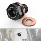 Oil Drain Plug with Gaskets for Honda TRX 450 ER (2006–2014) Black