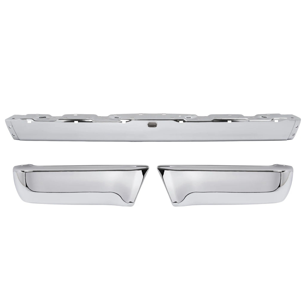 Set of 2 Chrome Bumper End Cap Covers for Toyota 4Runner (1990–1995)