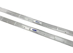 Door Sill Scuff Plates with Blue Decals for 1971–1973 Ford Mustang