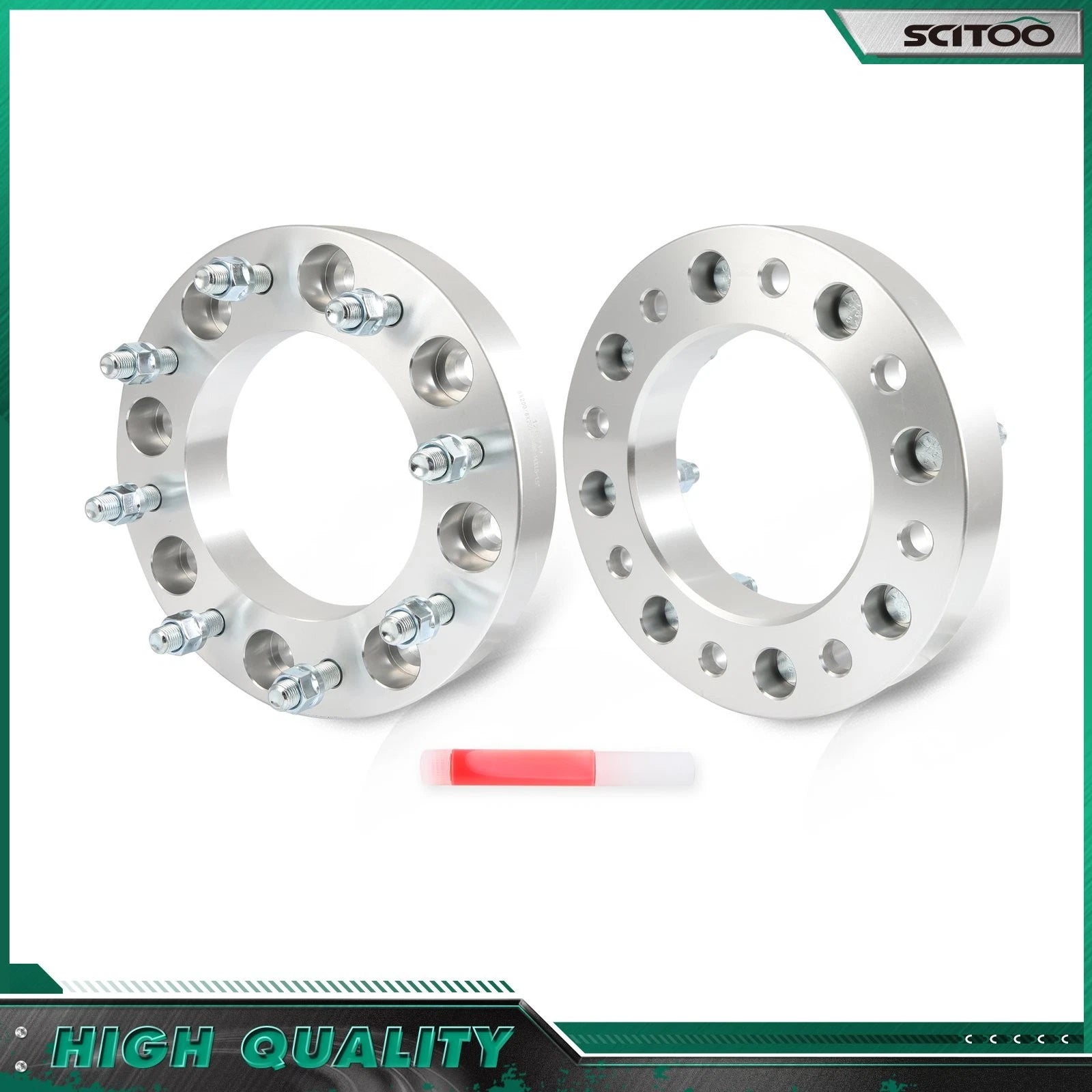 2X 8X200mm Wheel Spacers M14x1.5 for Ford F-350 Super Duty (2005–2025)