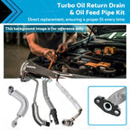 Turbo Oil Return Drain & Feed Pipe Kit for Holden Cruze Trax 1.4L (2011–2016)