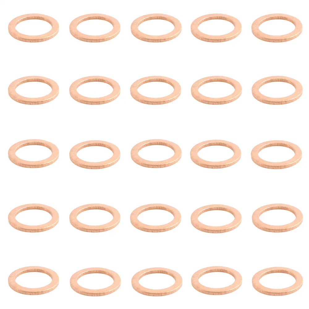 25 x Oil Drain Plug Copper Crush Washers for Benz C450 C63 CLA45 AMG (2015-2020)