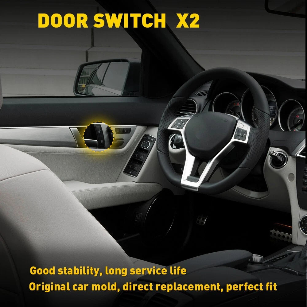 Door Lock Switch Button for Mercedes Benz W204 W212 (2009–2014)