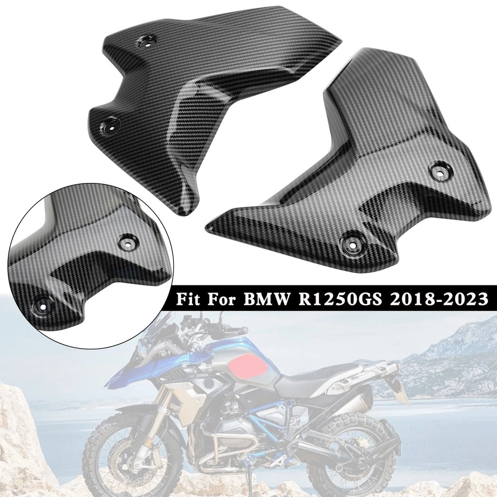 Side Frame Fairing Cowl Guards Radiator Cover for BMW R1250GS (2018–2023) Carbon