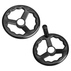 Plastic Steel Handwheel for Machinery with 6mm Metric Thread (1PC)