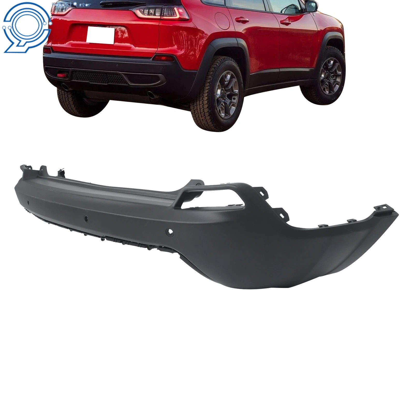 Textured Rear Bumper Cover for Jeep Cherokee (2019–2023)