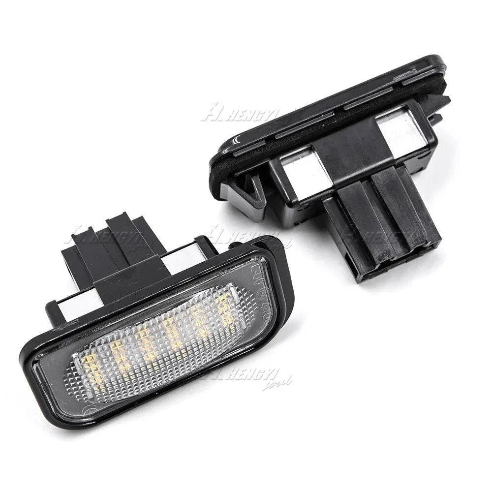 2PCS White LED Rear License Plate Light Bulbs for Mercedes Benz W203 C230 C240