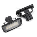 2PCS White LED Rear License Plate Light Bulbs for Mercedes Benz W203 C230 C240