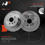 Ceramic Brake Pads & Rear Disc Rotors for Toyota Highlander (2001â2003)