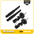 Set of 4 Front Rear Shock Strut Assemblies for Hyundai Accent (2012–2017)
