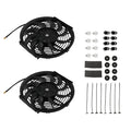 2X 12" Radiator Cooling Fan Assembly for Universal Application (YYYY–YYYY)