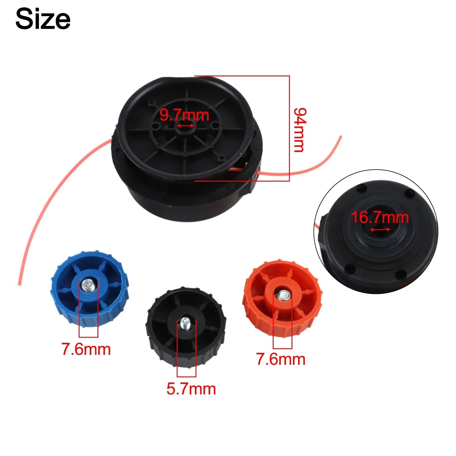 Bump Head for Homelite ST155 ST165 ST175 ST285 ST275 (Compatible, 55 053)