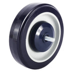 Set of 4 Shopping Cart Wheels Kit with Axles and Bolts for Commercial Use