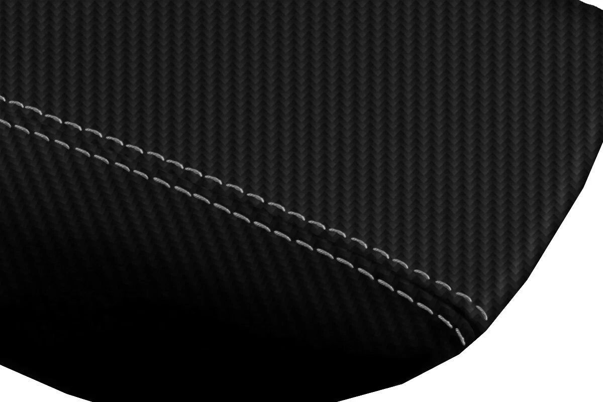 Console Lid Armrest Cover for Ford Escape (2017–2019) Gray Stitch PVC