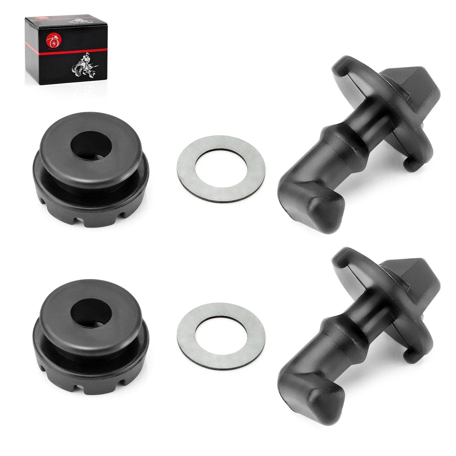 2 x Hood Latch Toggles Washer Kit for Polaris RZR 570/800/900 S4 (2007–2014)