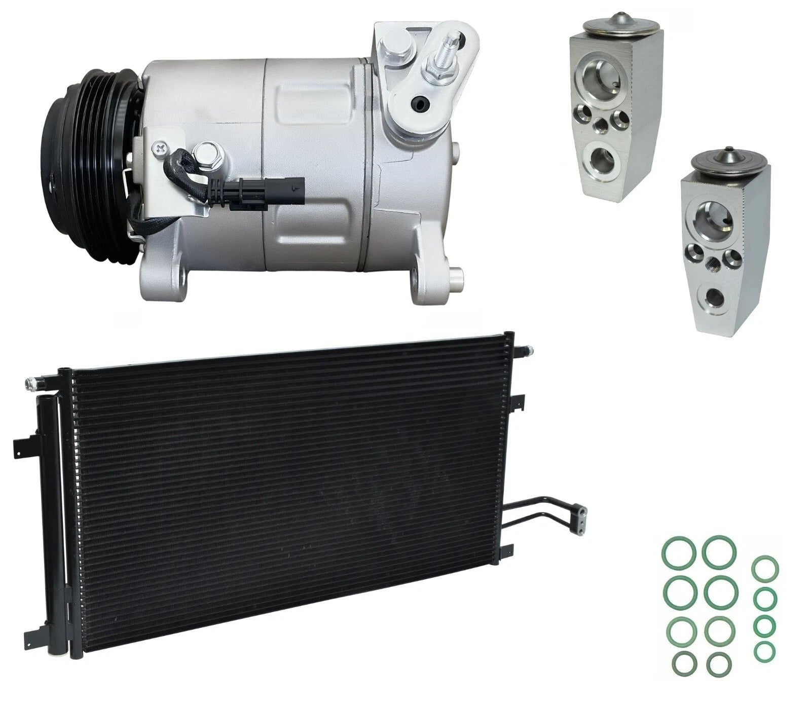 AC Compressor Kit With Condenser for GMC Yukon XL 5.3L 6.2L (2019–2024)