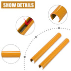 Pair ABS Front Grille Trim Strips Cover Yellow for BMW 5 6 7 Series 