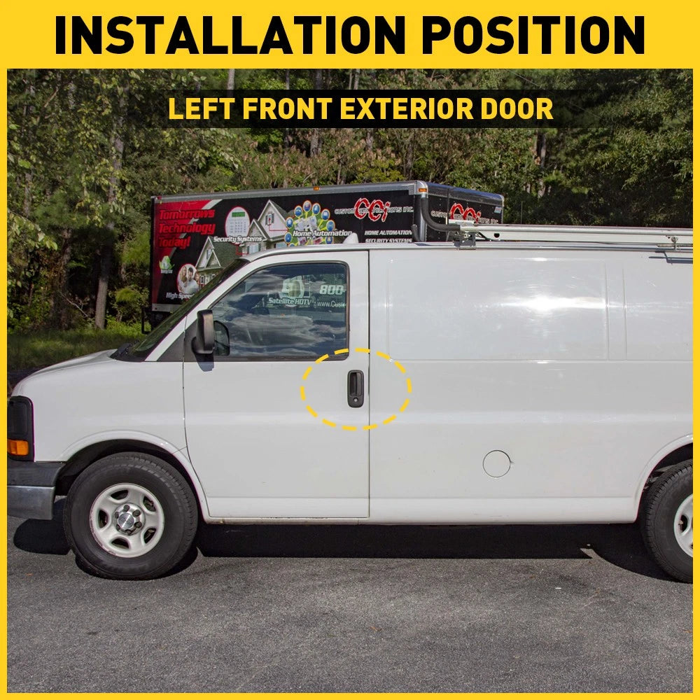 Driver Side Outside Door Handle for Chevy Express GMC Savana (1996-2009)