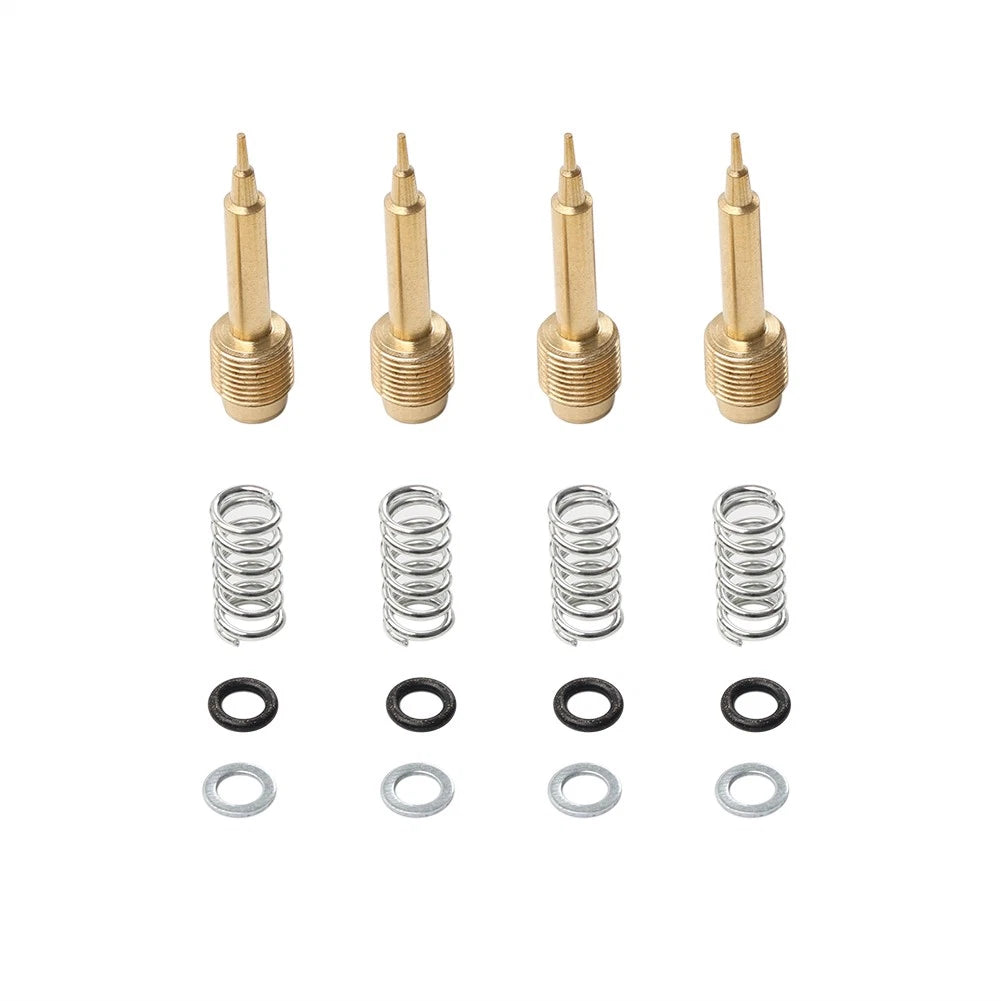 Set of 4 Carb Fuel Air Mixture Screws for Yamaha FZX700 YZF750 XJ600S XS1100 XJ900