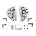 Set of 2 Rear Passenger Floorboard Foot Pegs for Harley Touring (1993–2023) Chrome